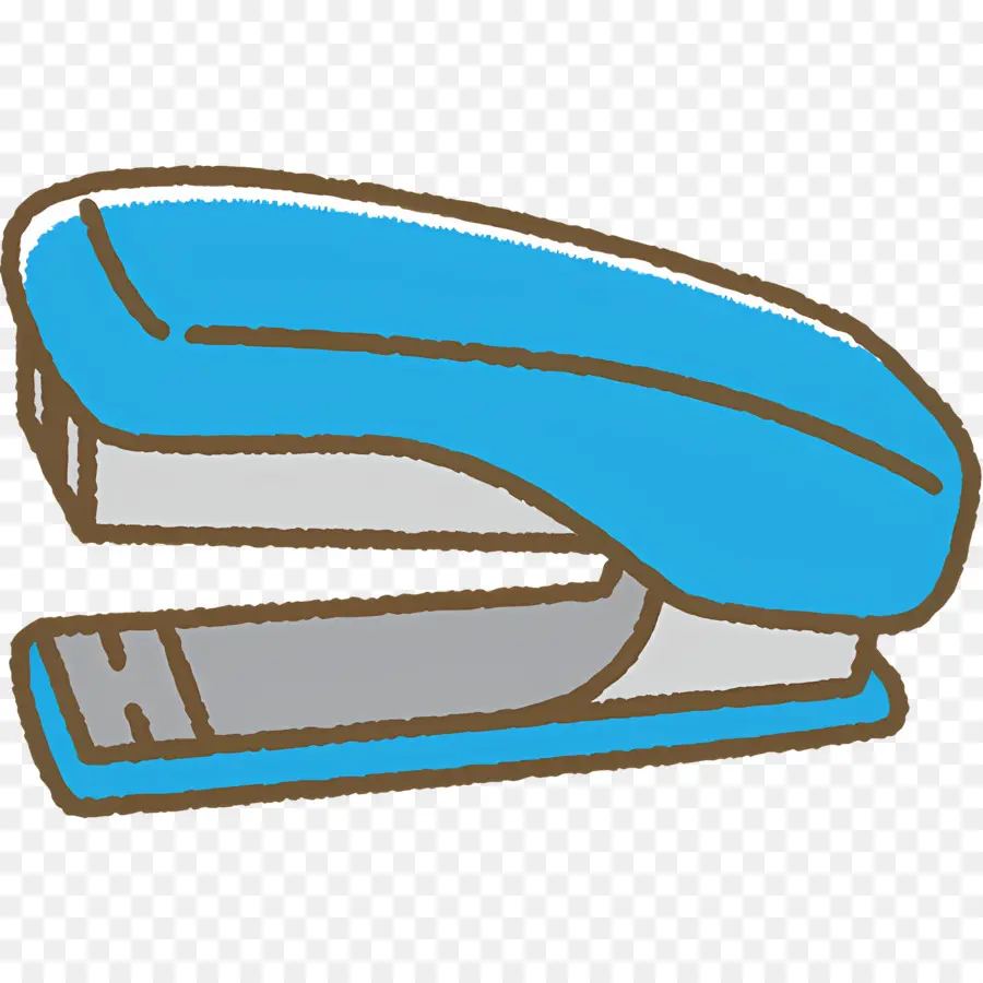 Perlengkapan Sekolah，Stapler Biru PNG