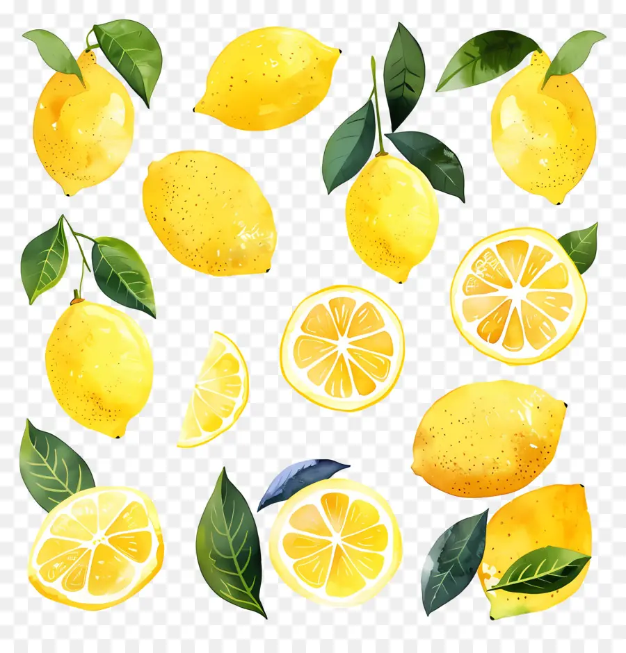 Lemon，Segar PNG