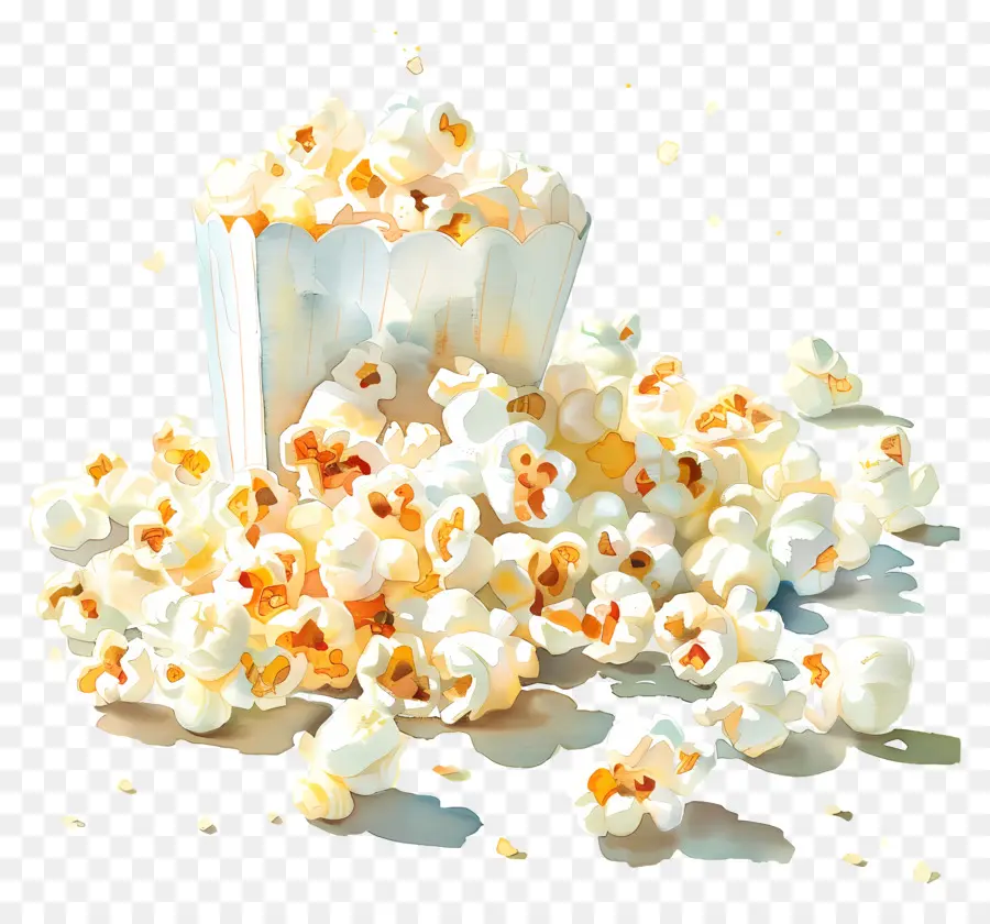 Popcorn，Makanan Ringan PNG