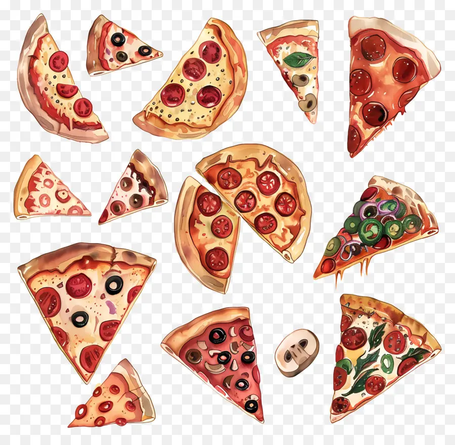 Pizza，Irisan Pizza PNG