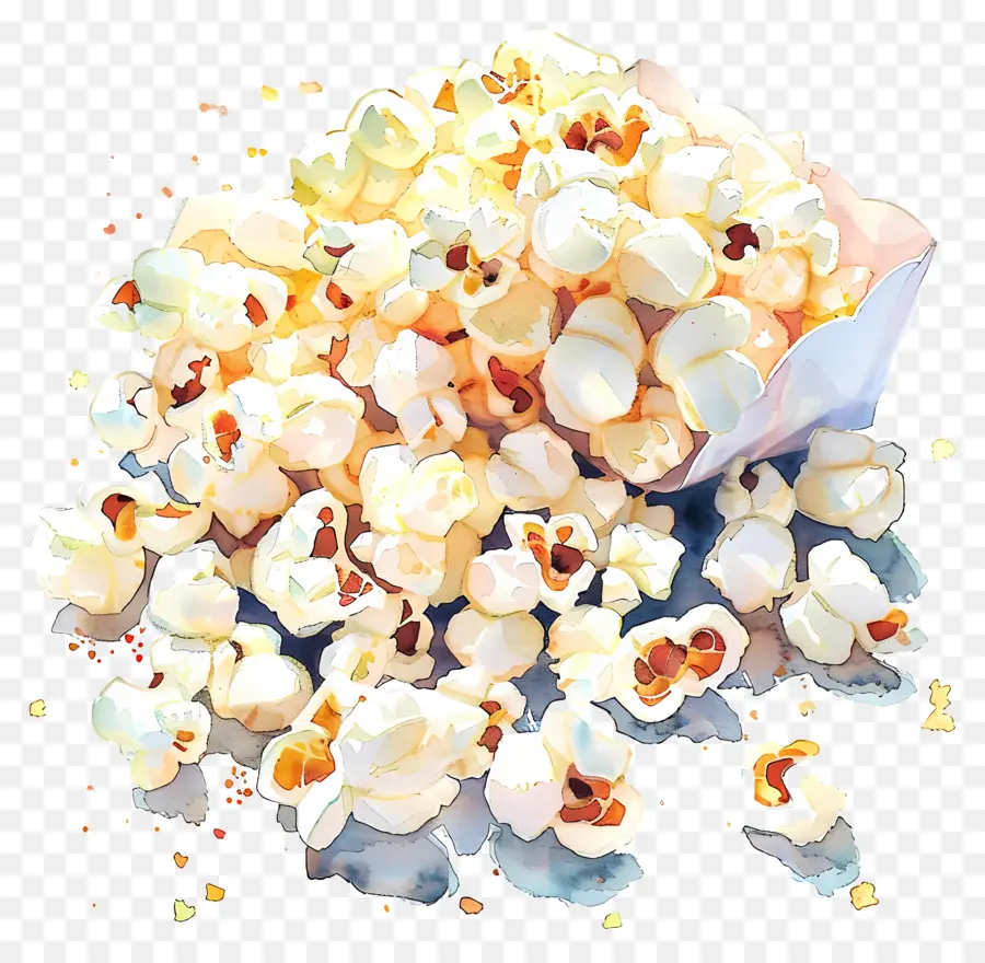Popcorn，Lukisan PNG