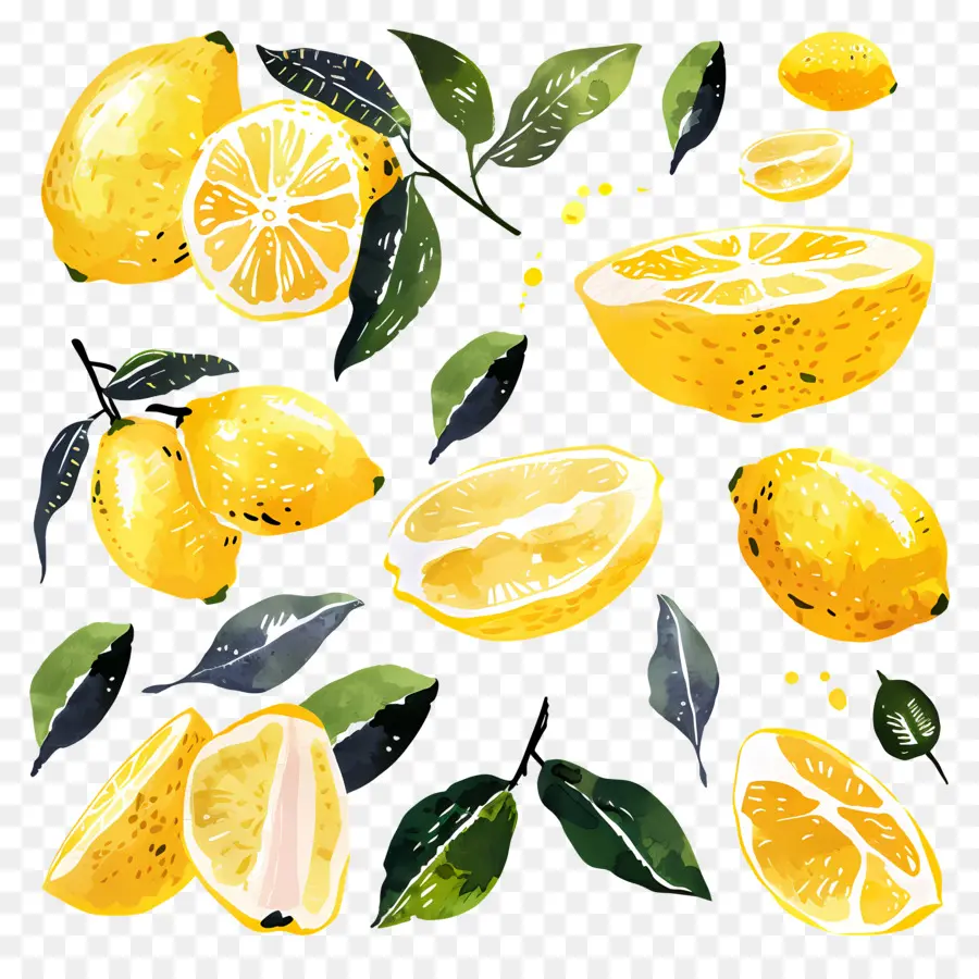 Lemon，Cat Air Ilustrasi PNG