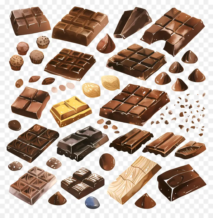 Cokelat，Berbagai Jenis Cokelat PNG