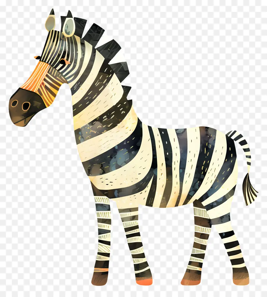 Zebra，Garis Garis PNG