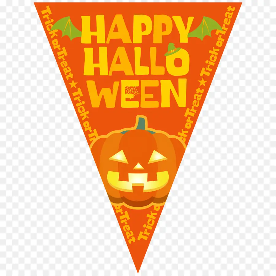 Halloween Flag Garland，Halloween PNG