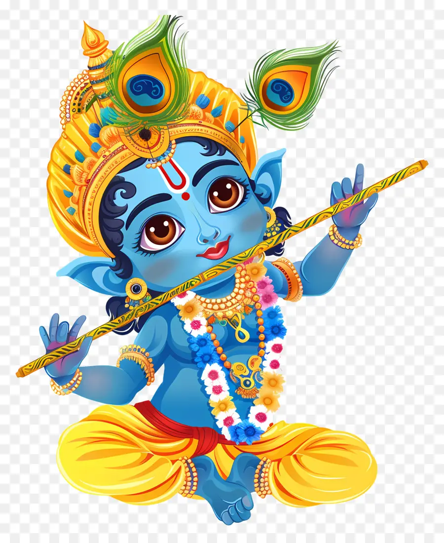 Krishna Janmashtami，Kresna Biru PNG