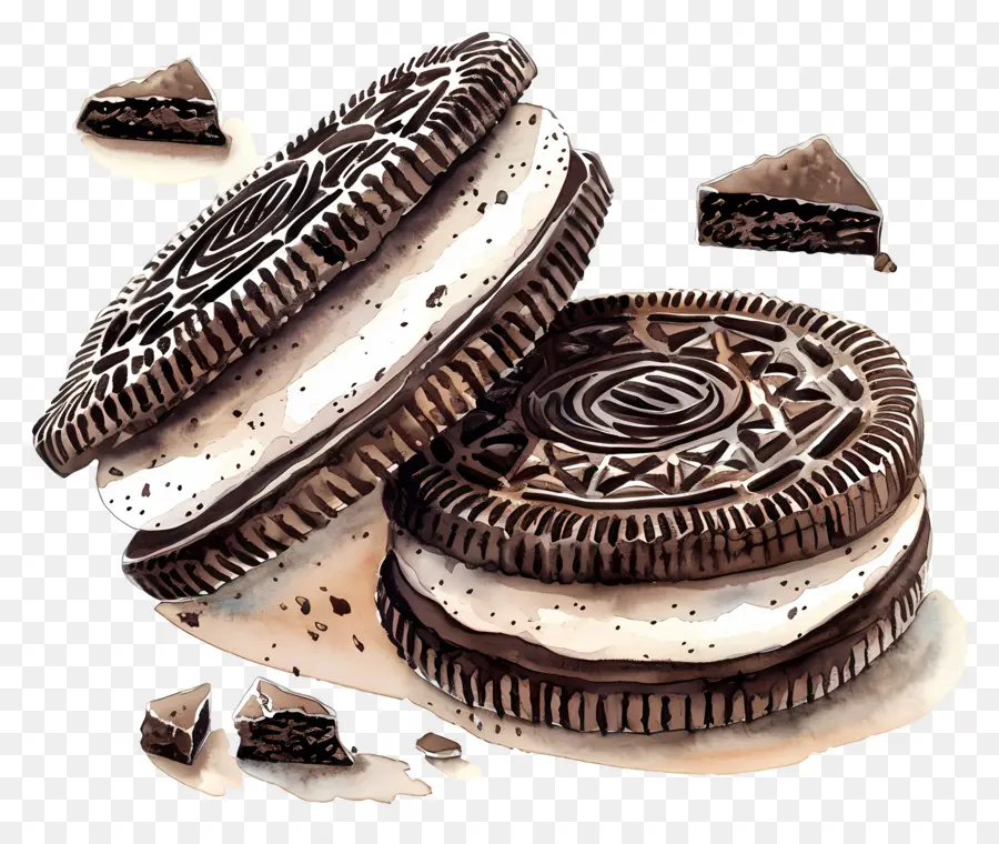 Oreo，Kue Oreo PNG