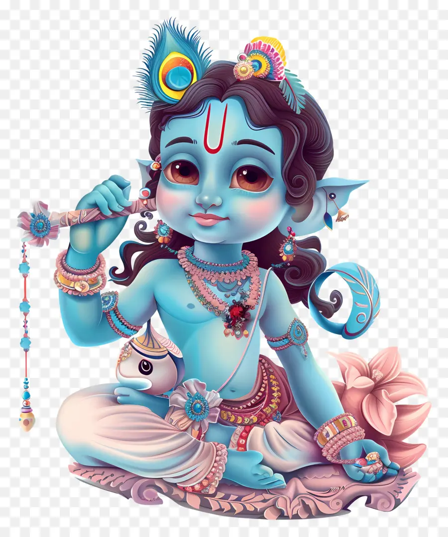 Krishna Janmashtami，Dewa Biru PNG