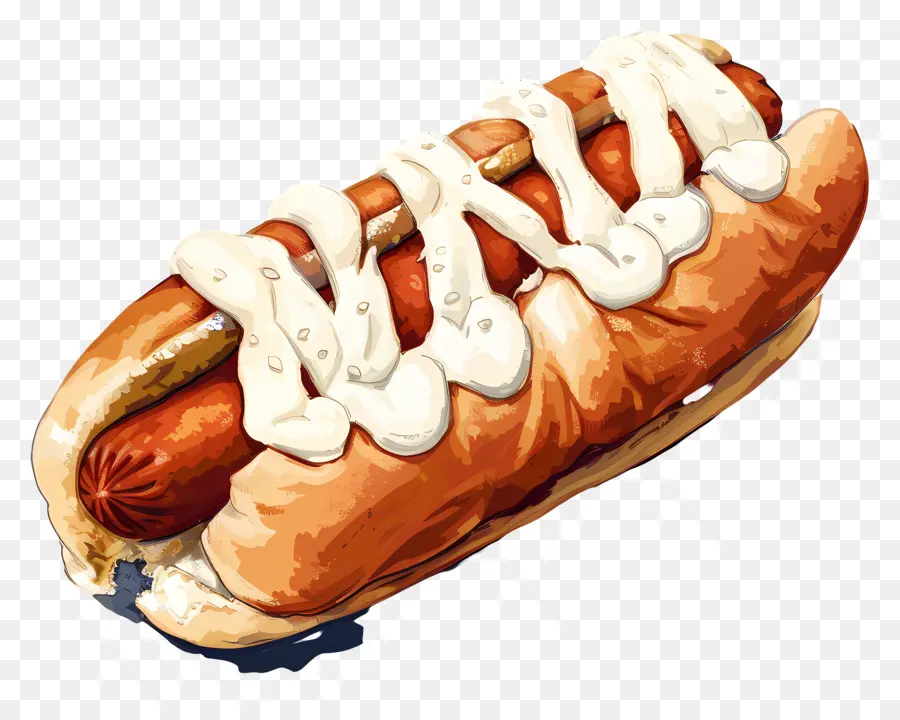 Hot Dog，Camilan PNG