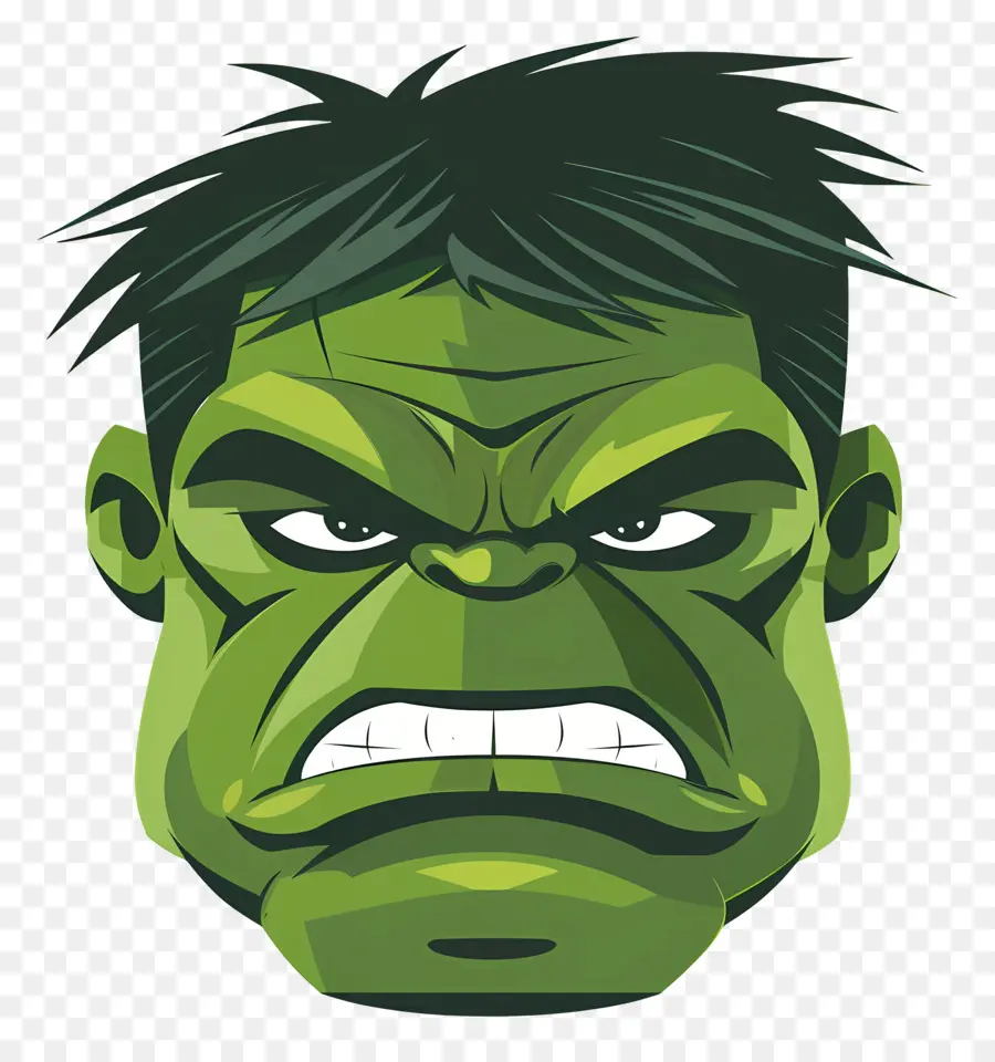 Kepala Hulk，Hulk Hijau PNG