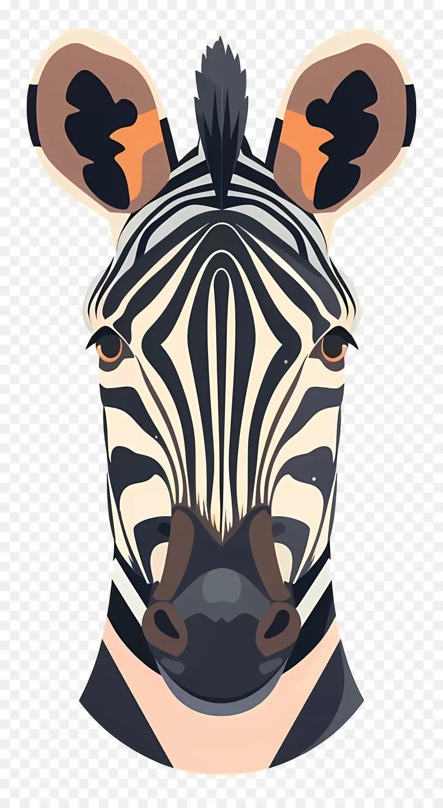 Zebra Kepala，Zebra PNG