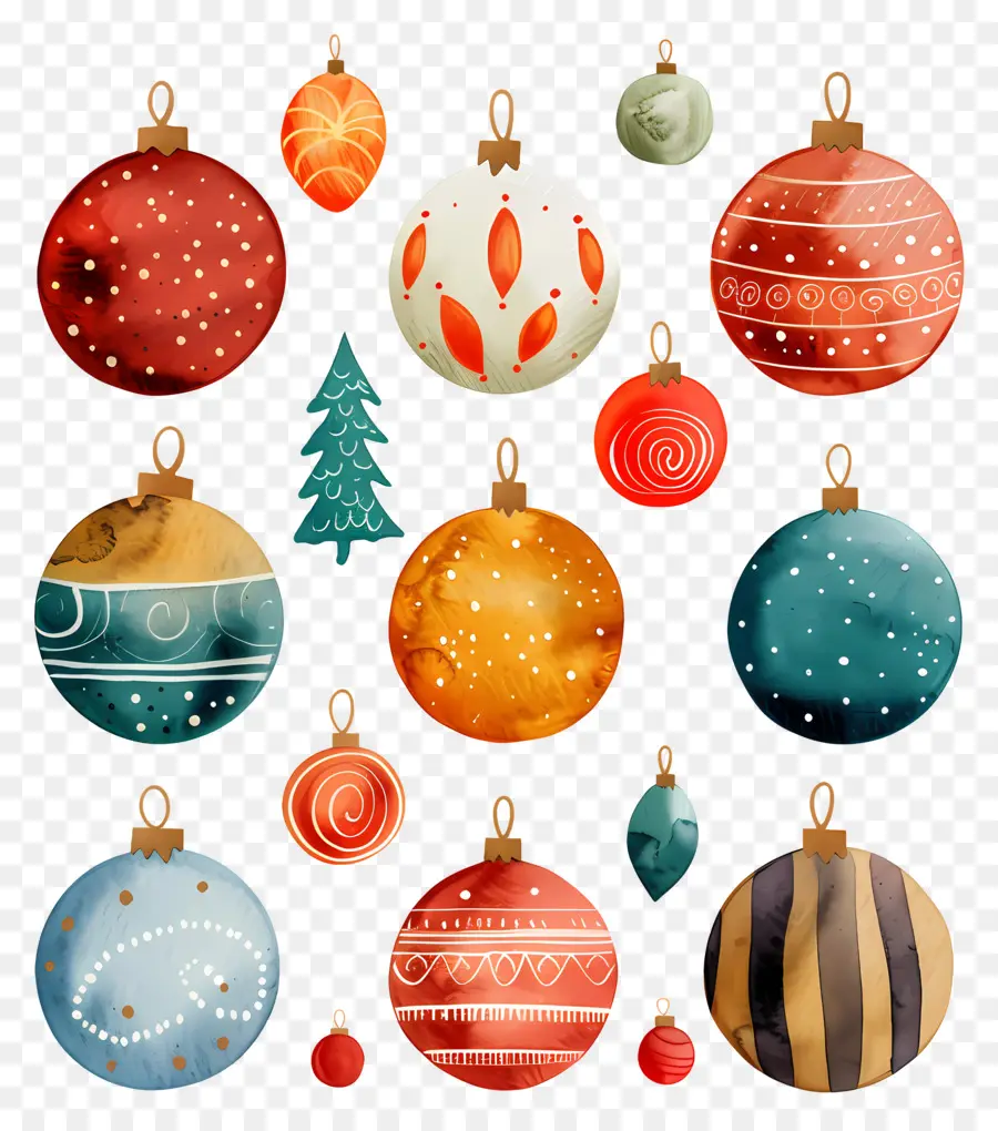 Bola Natal，Ornamen PNG