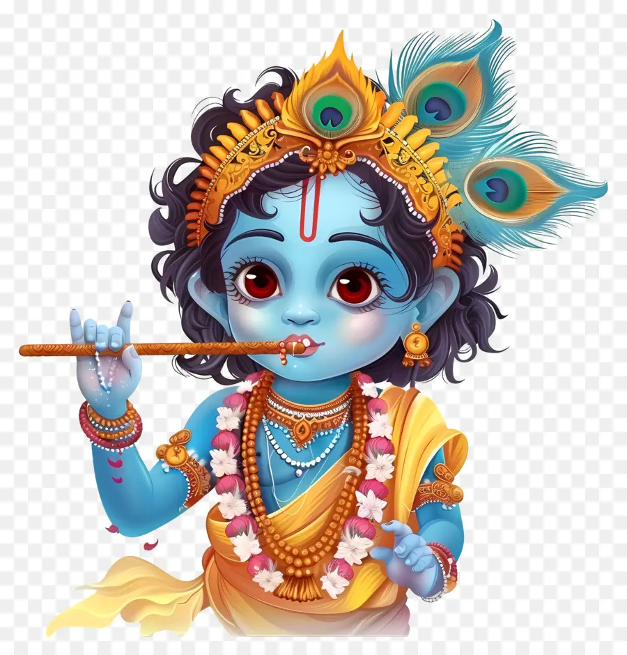 Krishna Janmashtami，Kresna Biru PNG