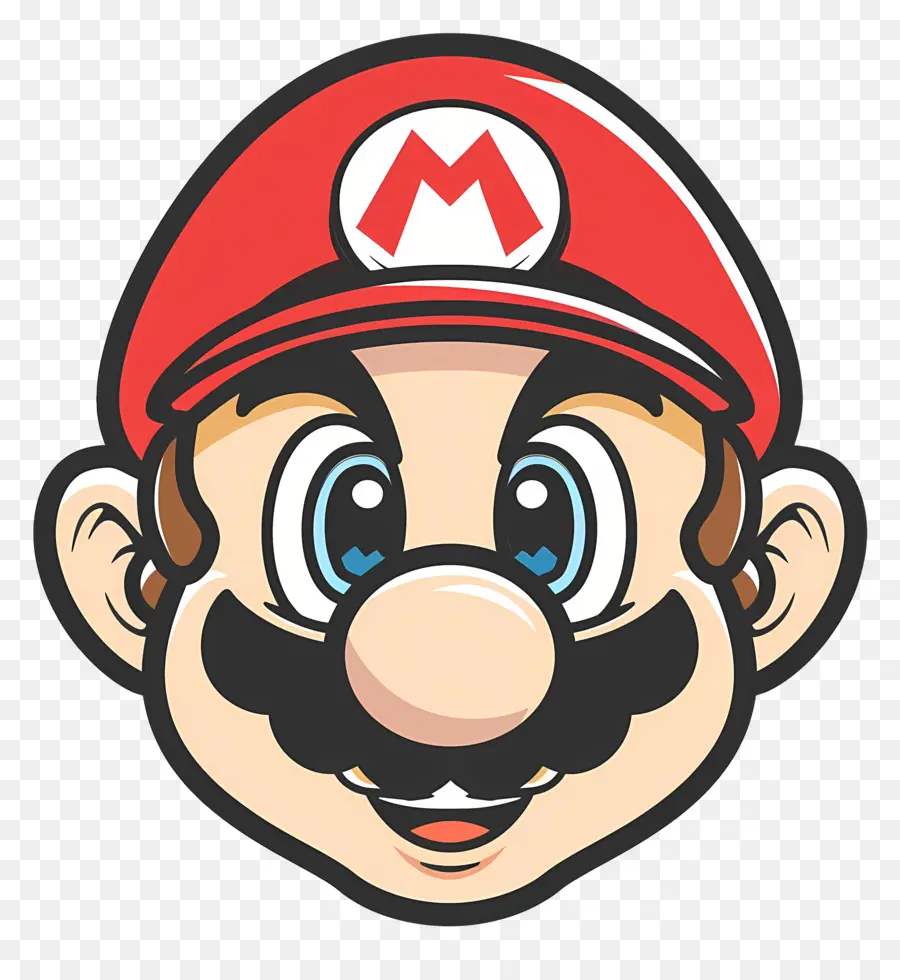 Kepala Mario，Mario PNG