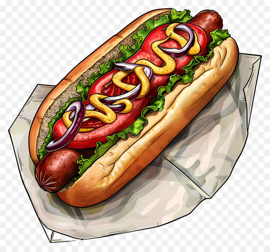 Hot Dog，Sosis PNG