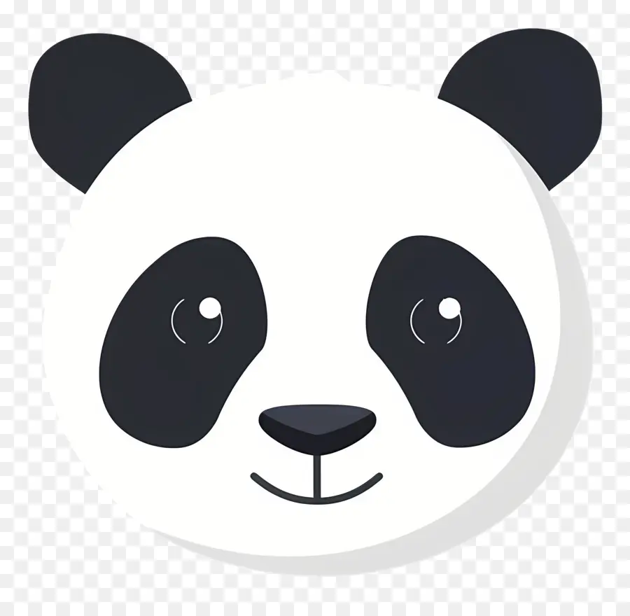 Kepala Panda，Wajah Panda PNG