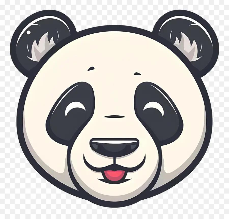 Kepala Panda，Wajah Panda PNG