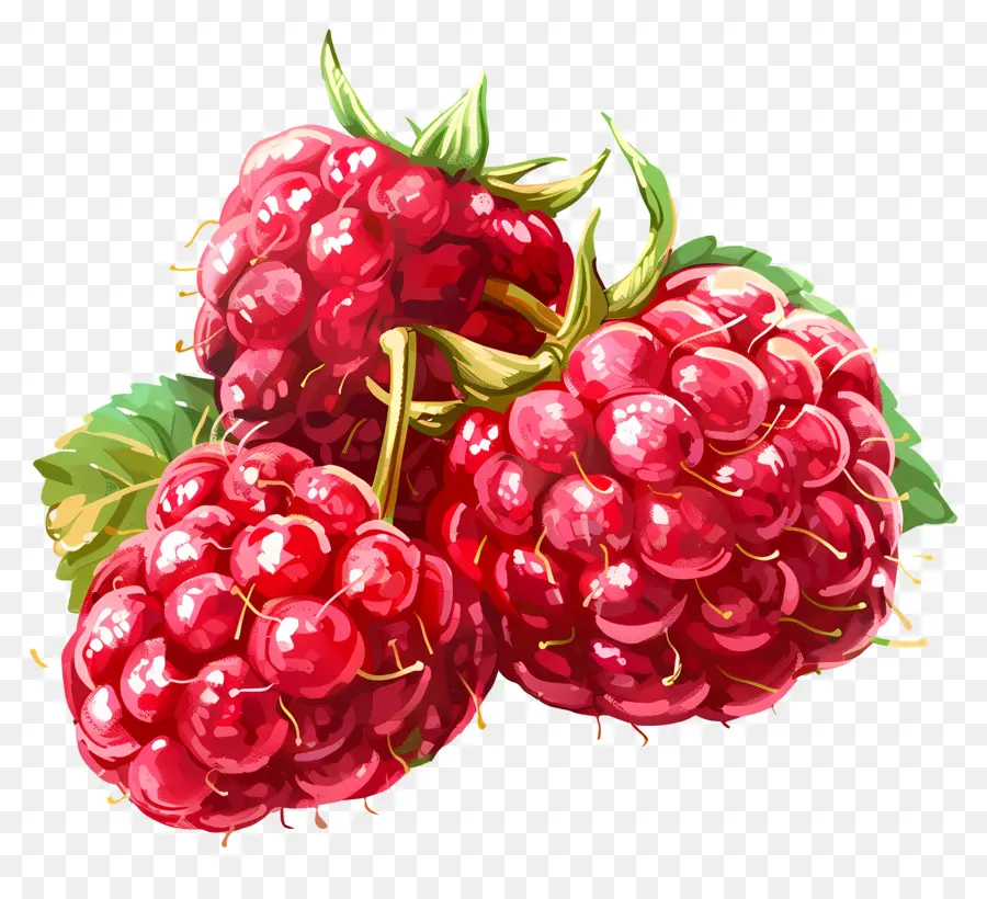 Raspberry，Buah Buahan PNG