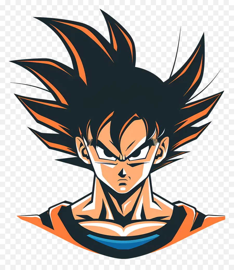 Kepala Goku，Karakter Anime PNG