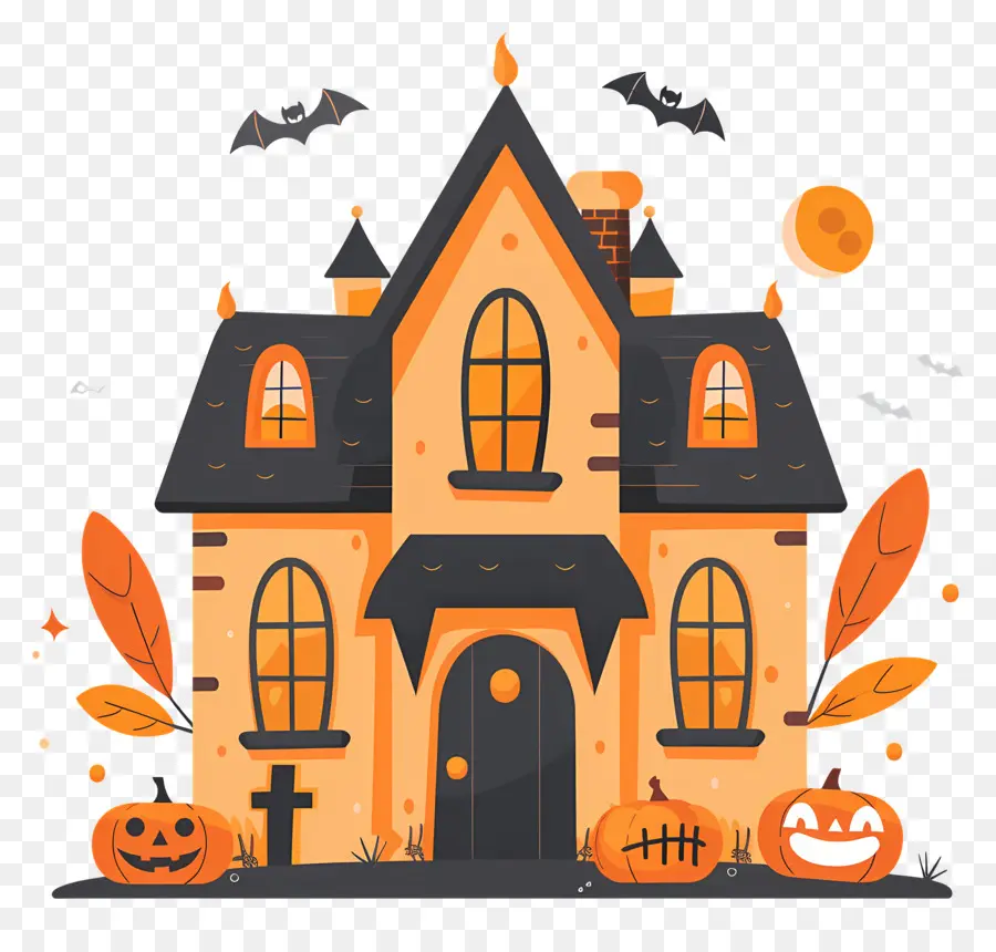 Rumah Halloween，Rumah Berhantu PNG