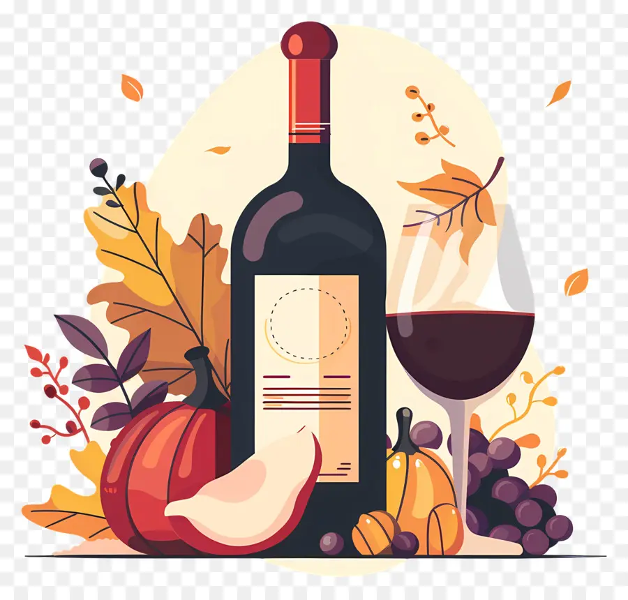Anggur Thanksgiving，Anggur Merah PNG