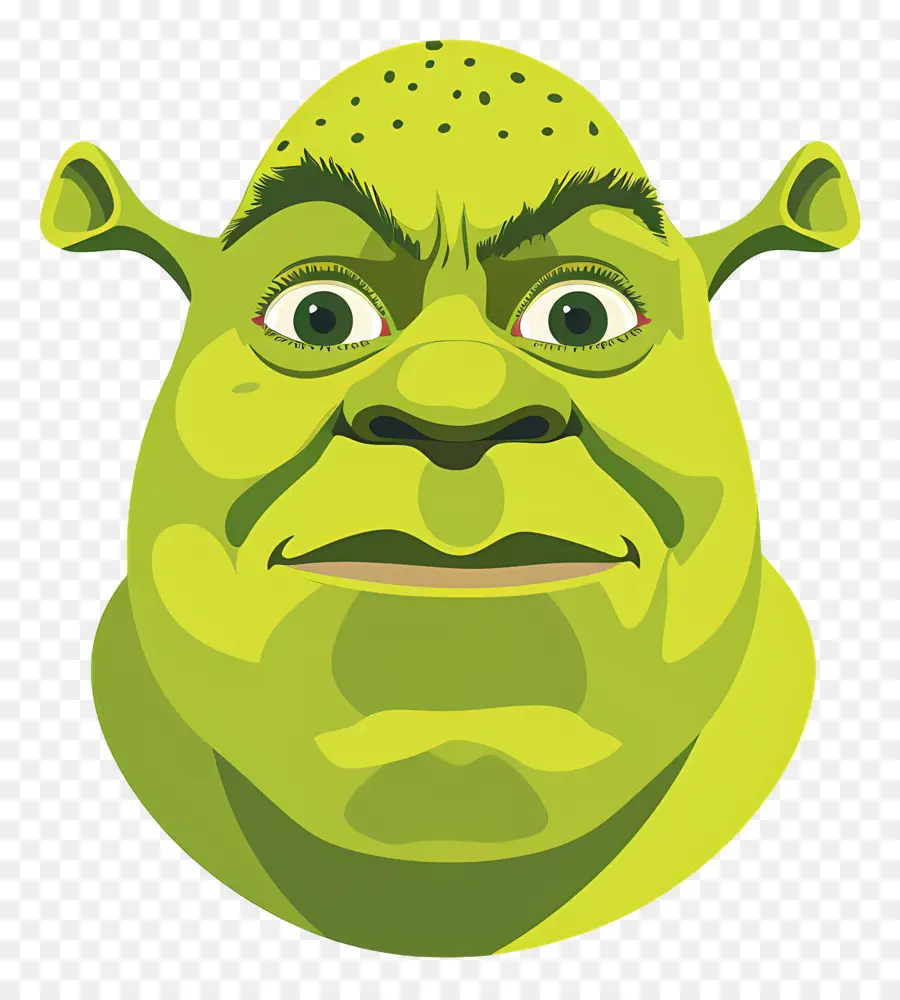 Kepala Shrek，Makhluk Seperti Katak PNG