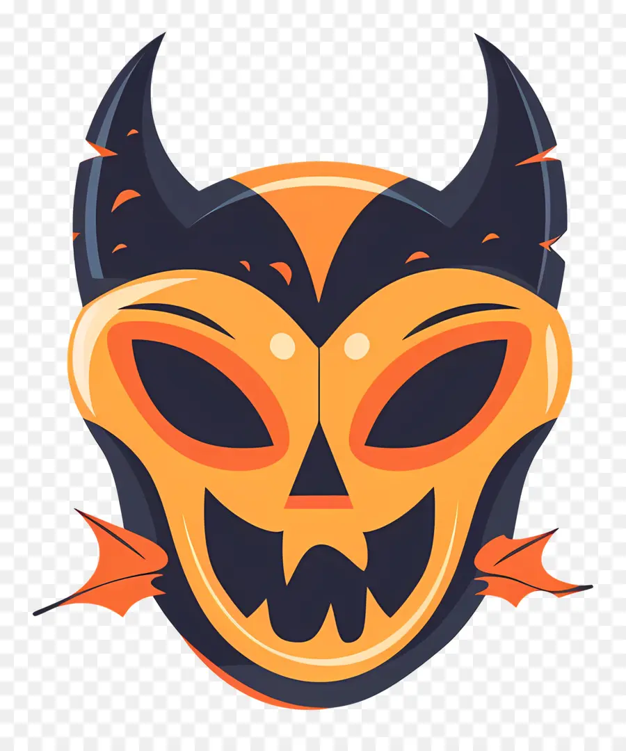 Halloween Masker，Iblis PNG