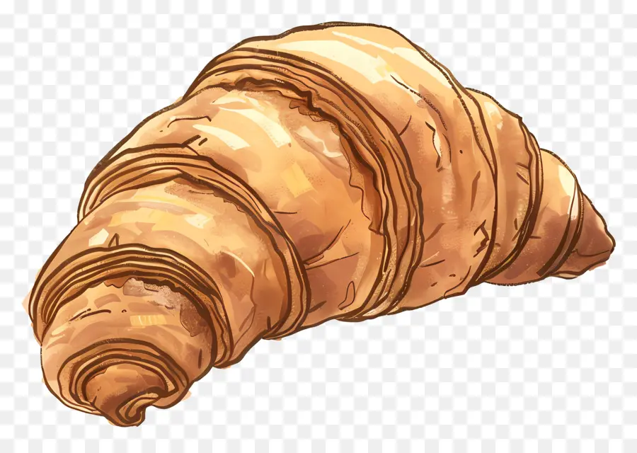 Croissant，Kue Kering PNG