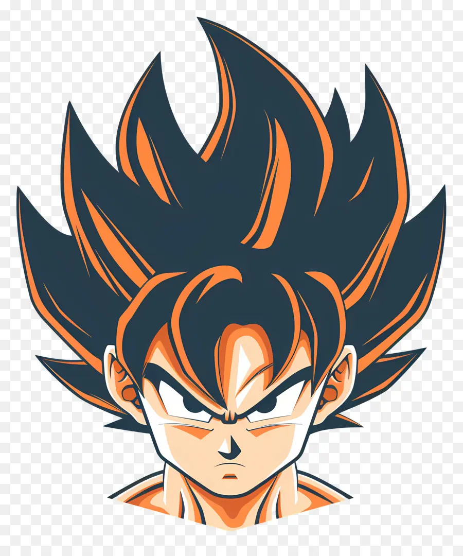 Kepala Goku，Karakter Anime PNG