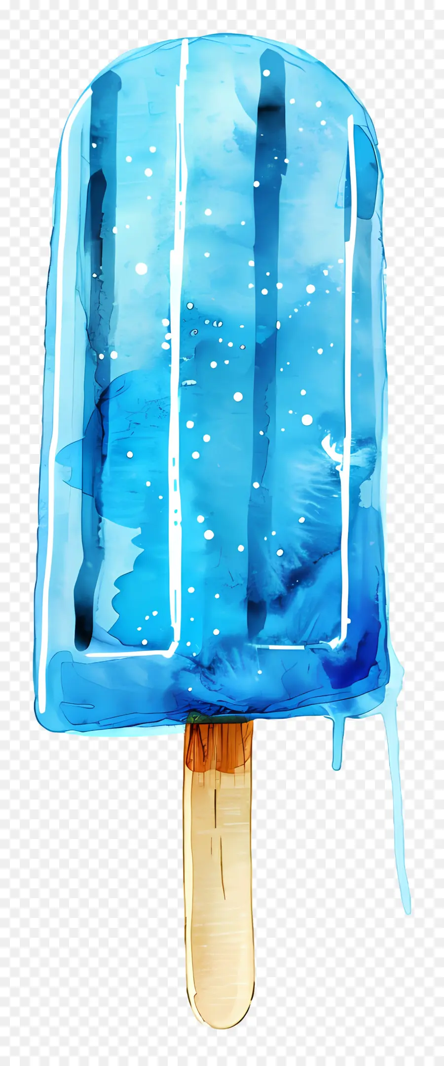 Es Loli，Ice Blue Pop PNG