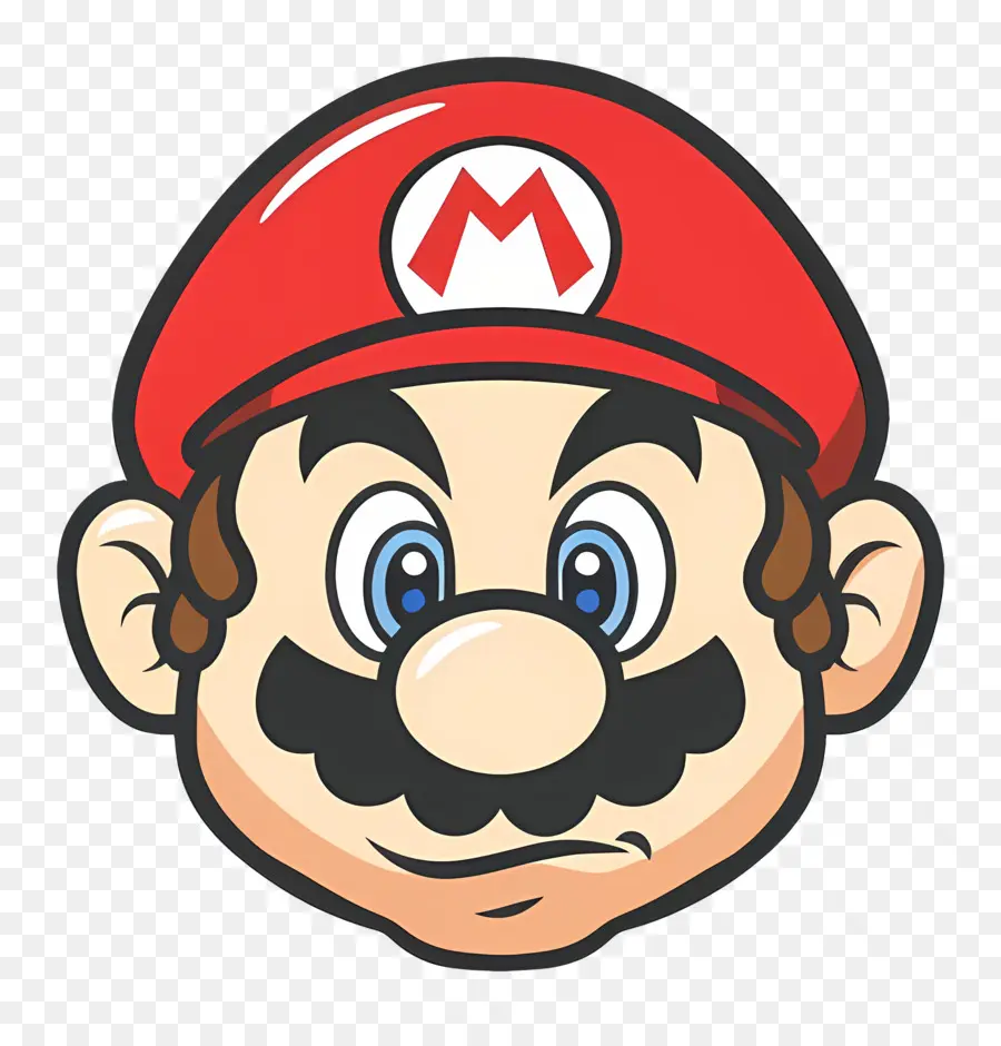 Kepala Mario，Mario PNG