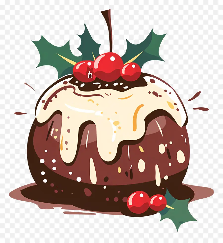 Puding Natal，Mousse Cokelat Kue PNG