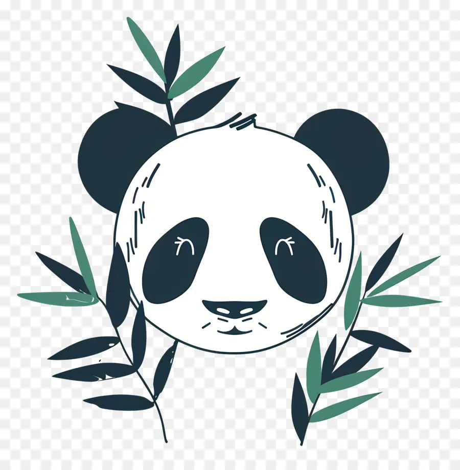 Kepala Panda，Panda PNG