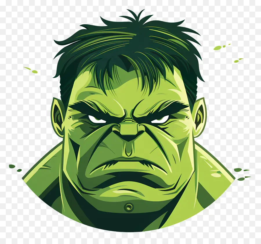 Kepala Hulk，Hulk Hijau PNG