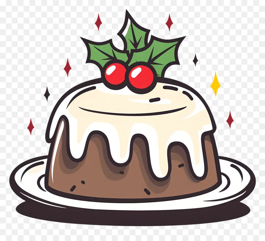 Puding Natal，Kue Cokelat PNG