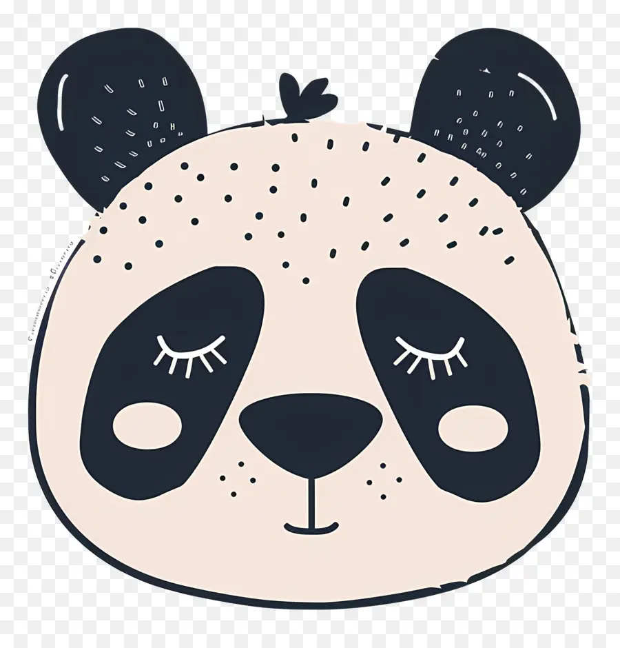 Kepala Panda，Wajah Panda PNG