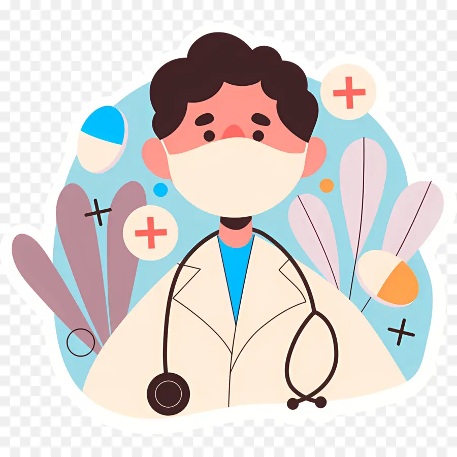 Medis，Dokter Bertopeng PNG