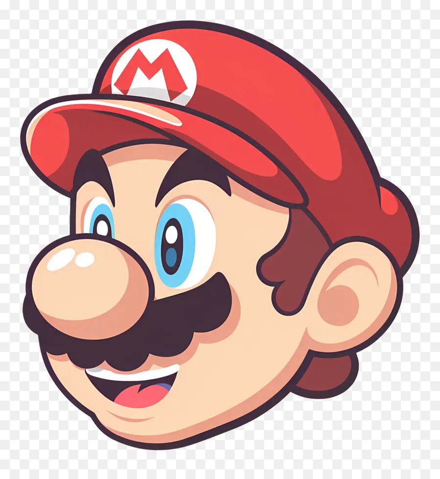 Kepala Mario，Mario PNG