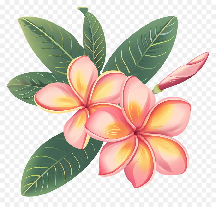 Plumeria，Bunga Plumeria PNG