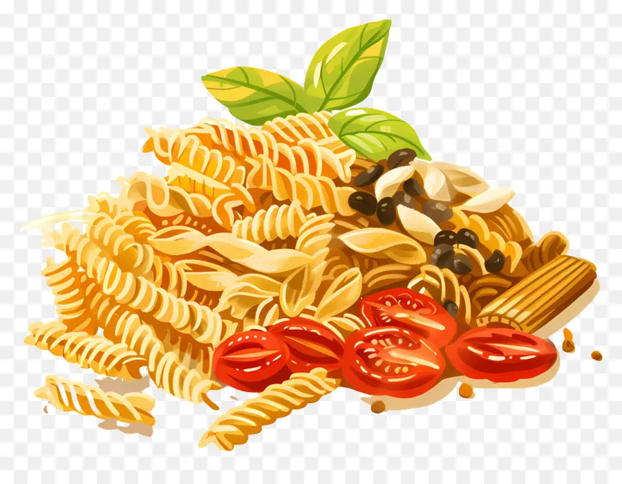 Pasta，Pasta Dengan Sayuran PNG