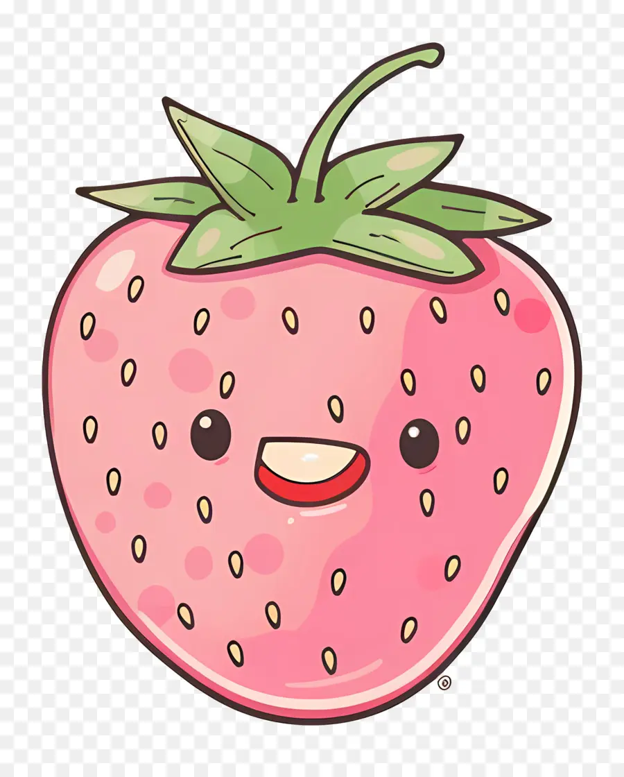 Kartun Strawberry，Lucu Buah PNG