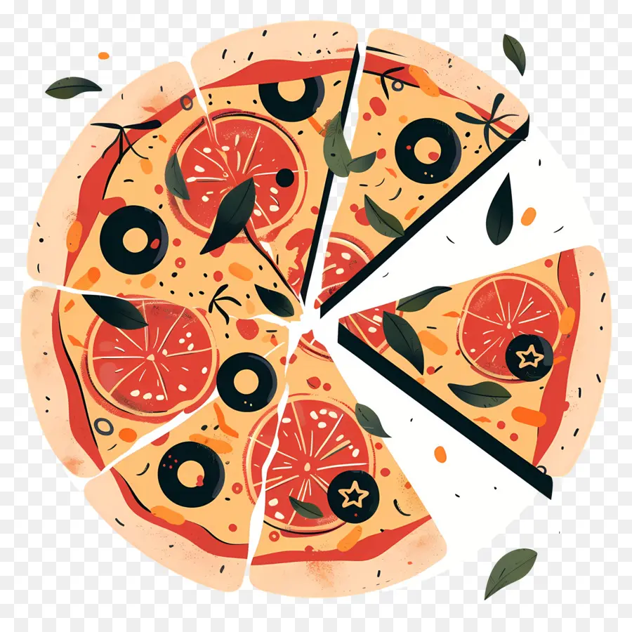 Pizza，Irisan PNG