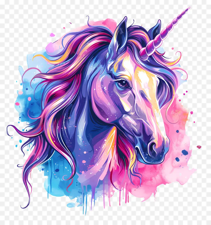 Unicorn，Pelangi PNG