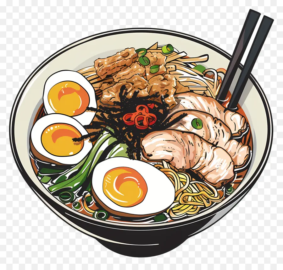 Ramen，Mangkuk Ramen PNG