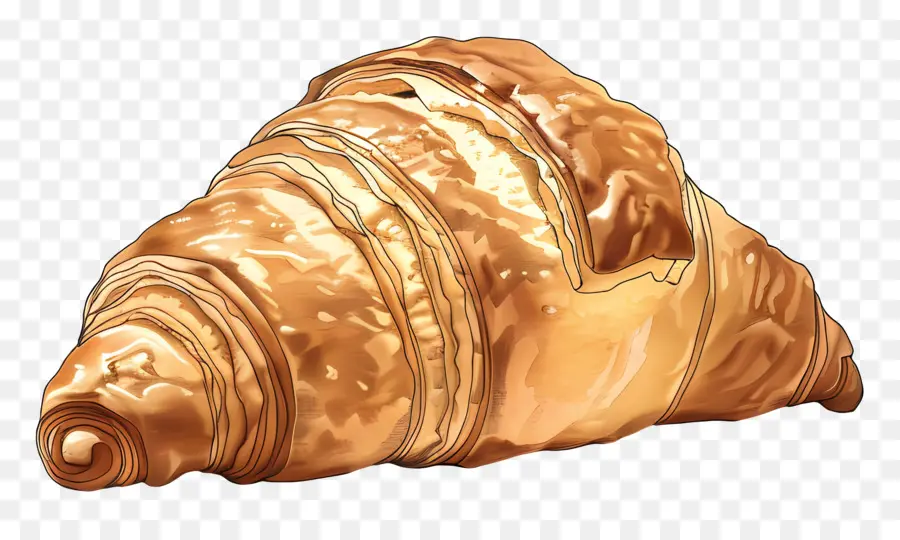 Croissant，Kue Kering PNG