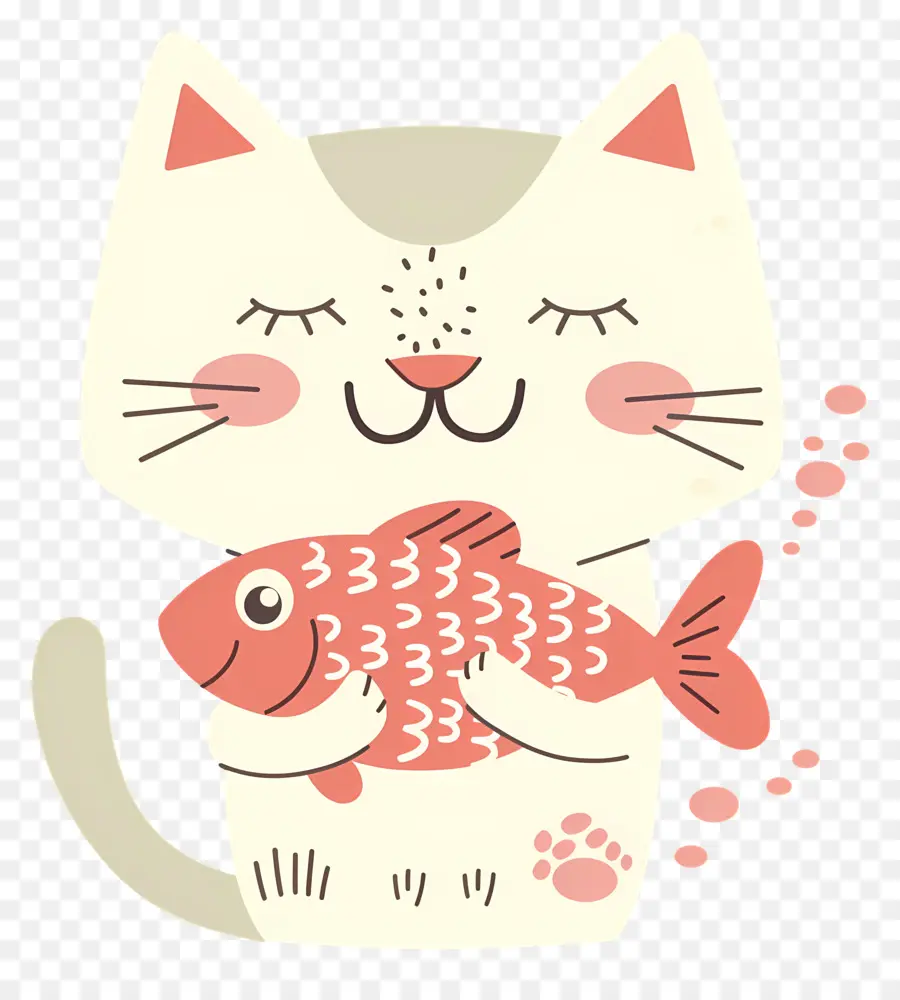 Kucing Memegang Ikan，Kucing PNG