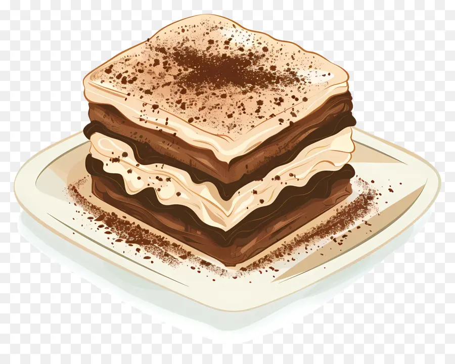 Tiramisu，Pai Makanan Penutup PNG