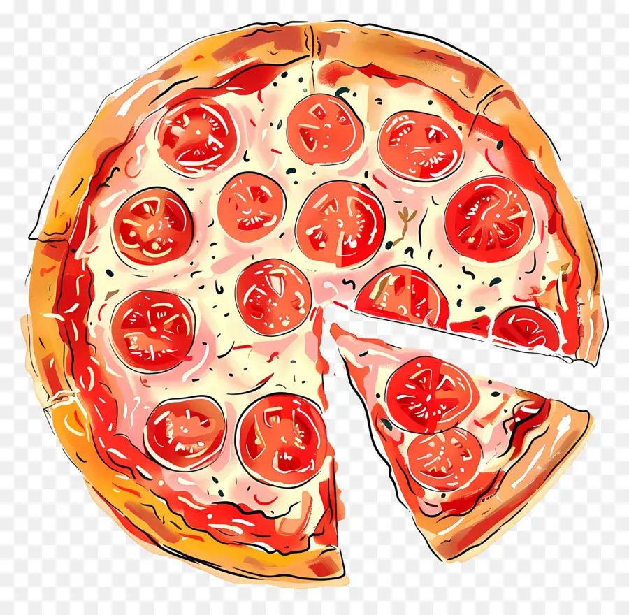 Pizza，Irisan Pizza PNG