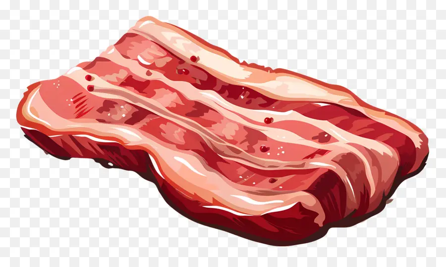 Daging，Bacon Mentah PNG