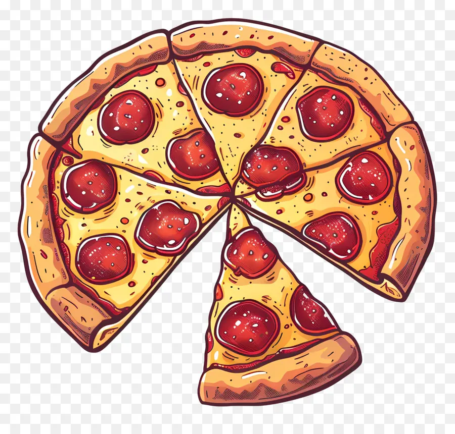 Pizza，Irisan Pizza PNG